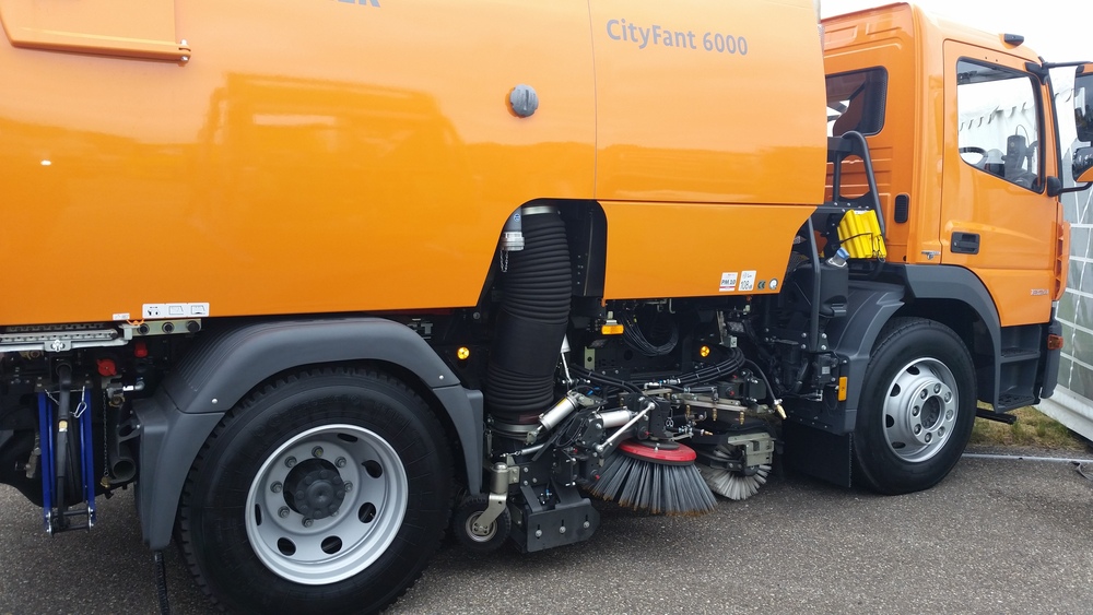 Wielen voor schrob-, veeg- en straatreinigingsmachines