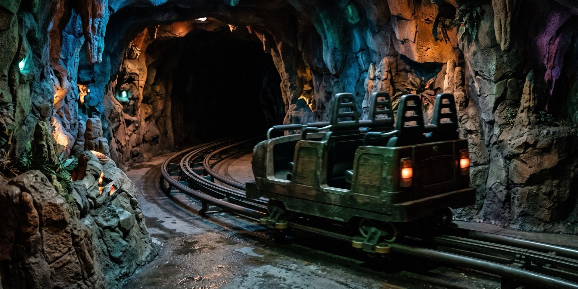 Dark ride-wielen