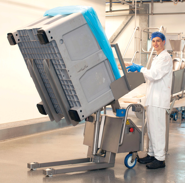 RVS-wielen voor foodlogistiek