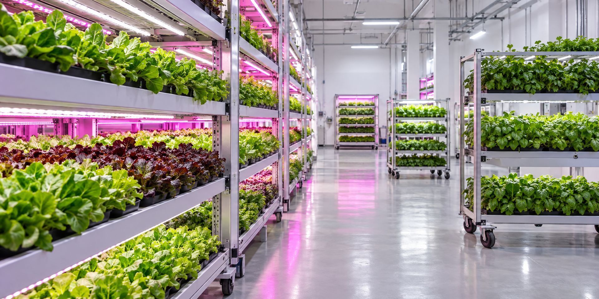 Wielen voor vertical farming en indoor teelt
