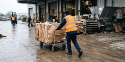Wielen voor balenwagens en verrijdbare perscontainers