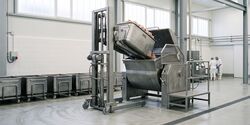 Wielen voor voedsel-hef- en kiepmachines
